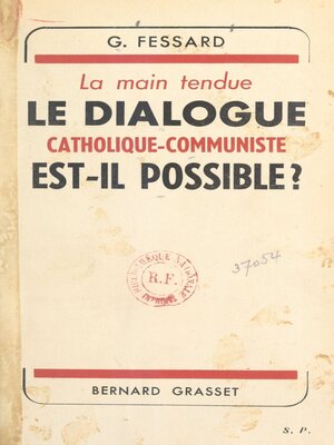 cover image of La main tendue ?